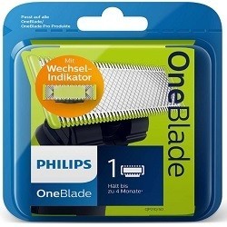 QP210/50 Philips 1pc Replacement Shaving Blades for OneBlade Handle QP25 QP26 QP65 QP66