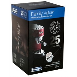 5513294791 Delonghi 25 Pack of Family Value E.S.E. Coffee Pods